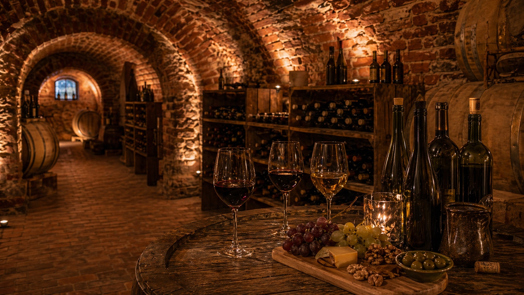 Julia Vineyard tasting setting in Zielona Góra wine country