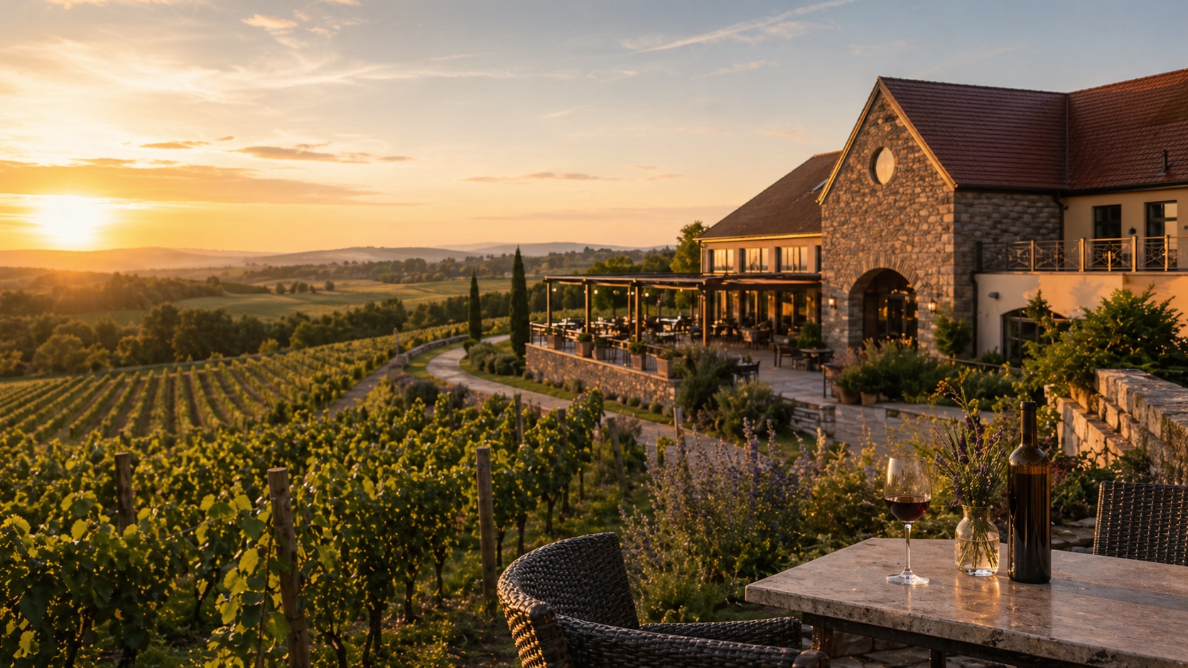 Large Western Pomeranian destination winery estate representing Winnica Turnau