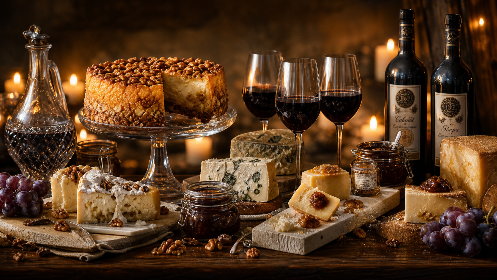 Apple cake, cheesecake, honey pastries, and other dessert pairings for sweet wines and mead